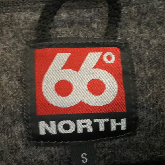 66 North Women's Gray Accent Icelandic Kandi Starneck Jacket Size S - Picture 8 of 11